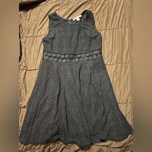 Black Lace Sleeveless Dress Adam Levine Medium